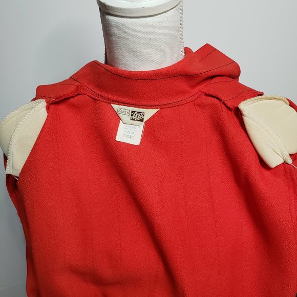 Vintage Sears Union Made Fitted Shirt Dress 70/80s - Picture 3 of 8